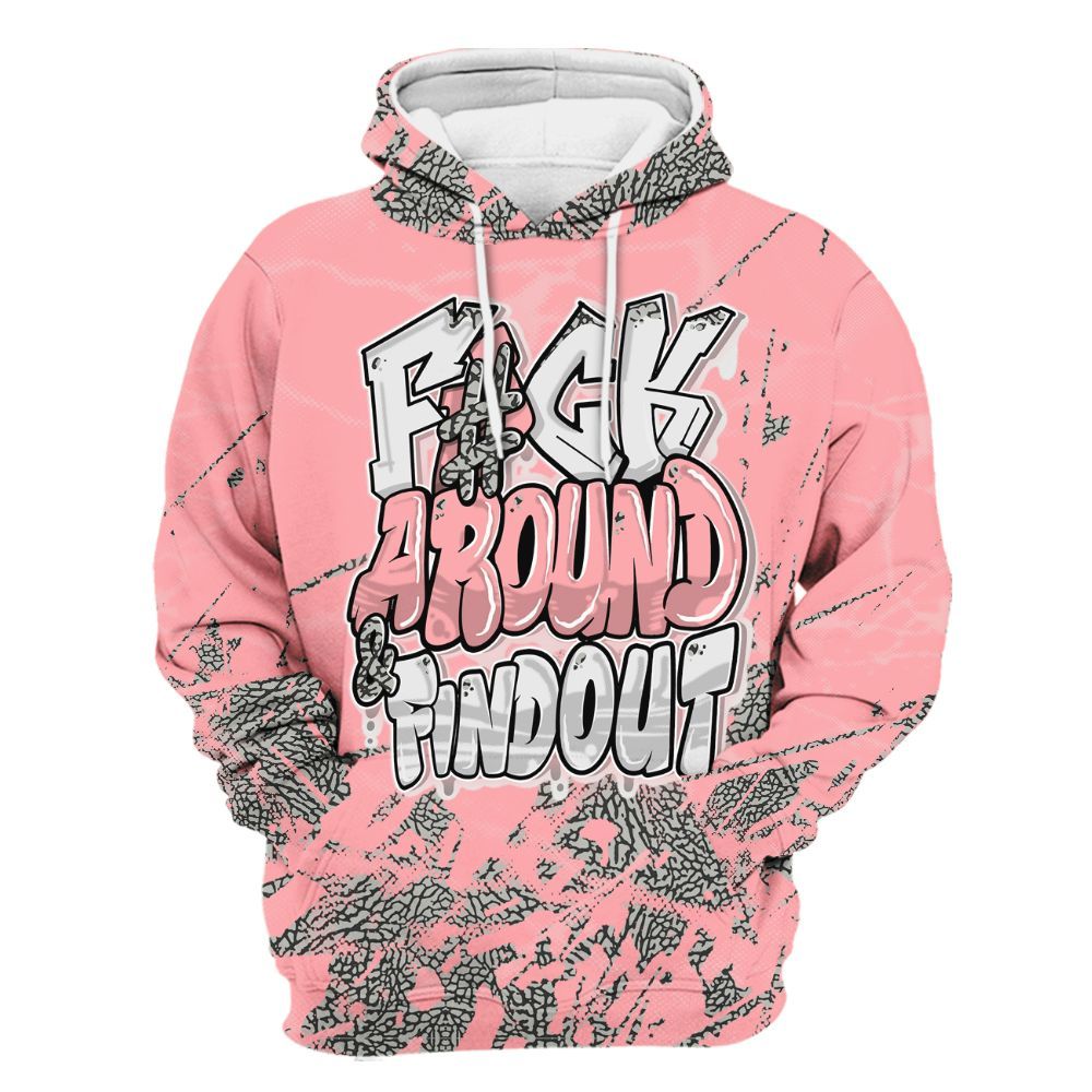 Hoodie To Match Retro Wings 3s - F Around Find Out Graphic Profound All Over Print