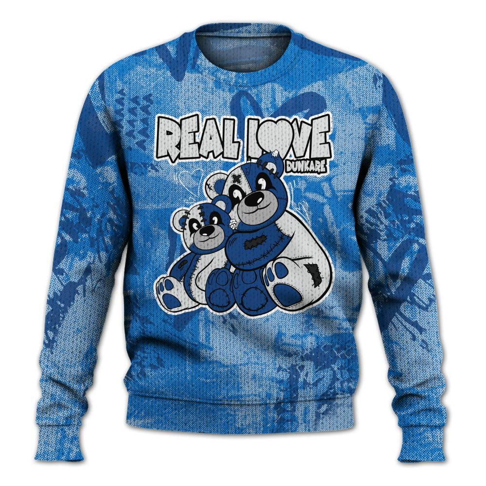 Knitted Sweater To Match Blueberry 12s - Sincere Fondness Bear