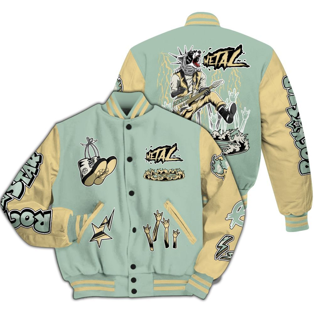 Varsity Jacket To Match Joins Year Of The Snake 5s - Punk Rock Raccoon All Over Print