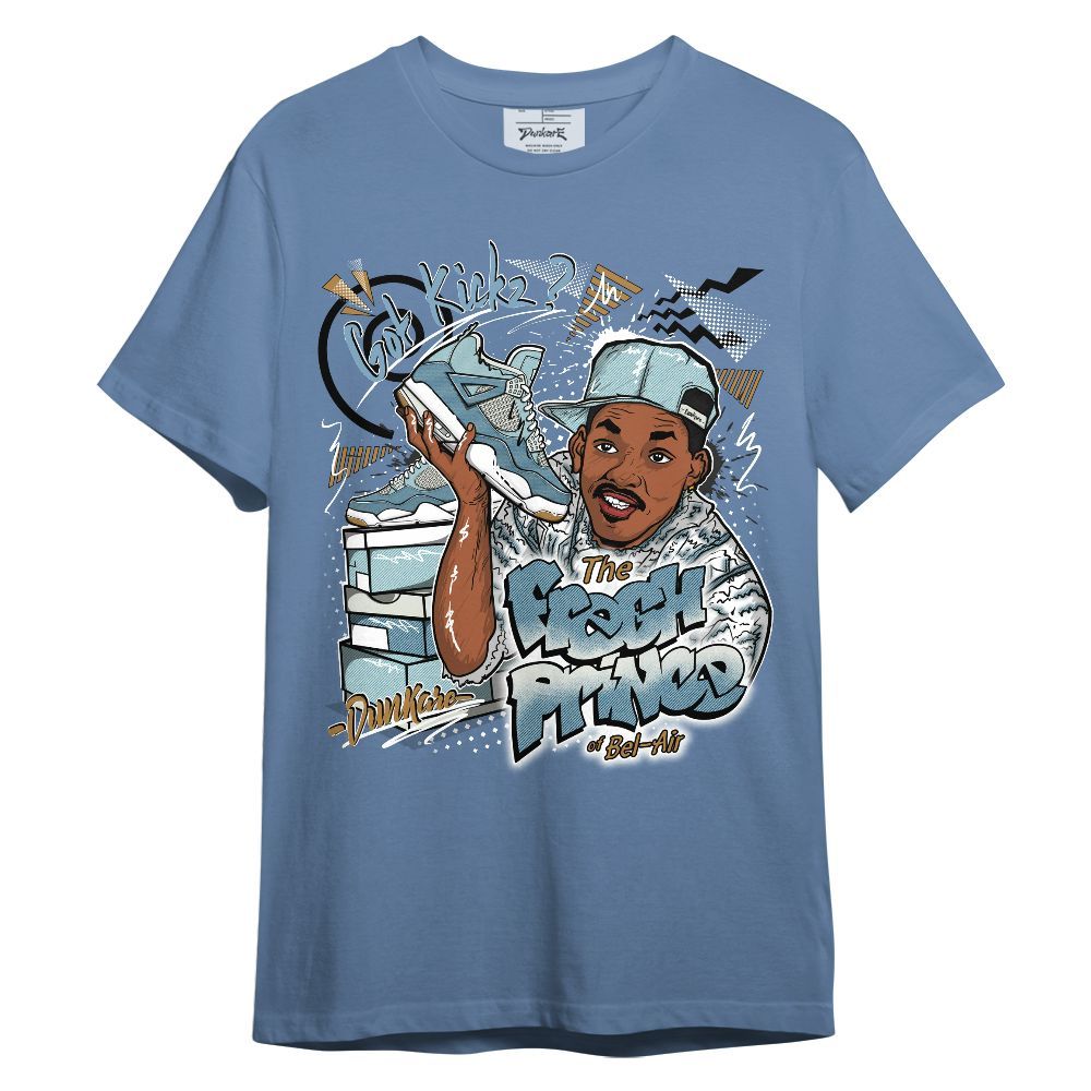 Shirt To Match Denim Worn Blue 2025 4s - Fresh Sneaker 90s Graphic