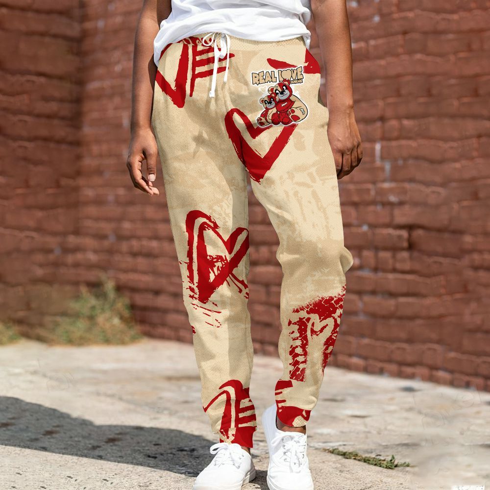 Sweatpant To Match Dunk Low Strawberry Waffle - Sincere Fondness Bear All Over Print