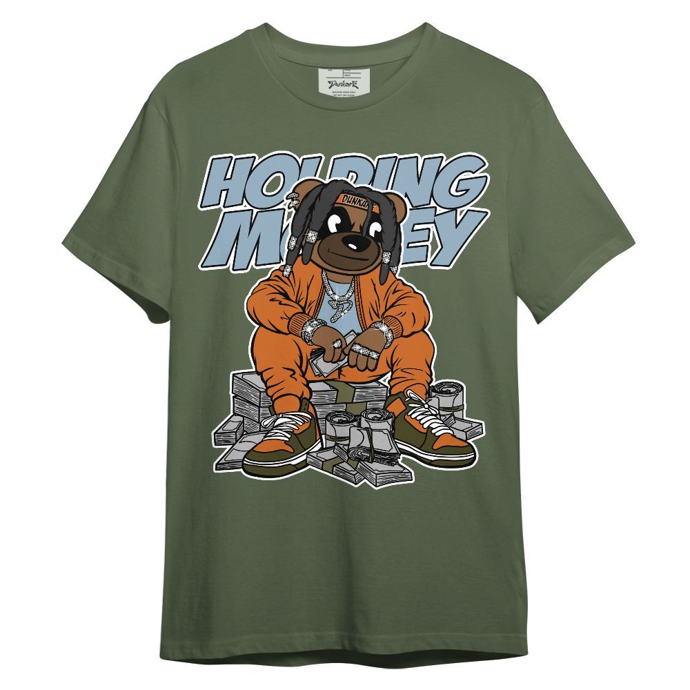 Shirt To Match Olive 5s - Possessing Moneys Bear Unisex Shirt