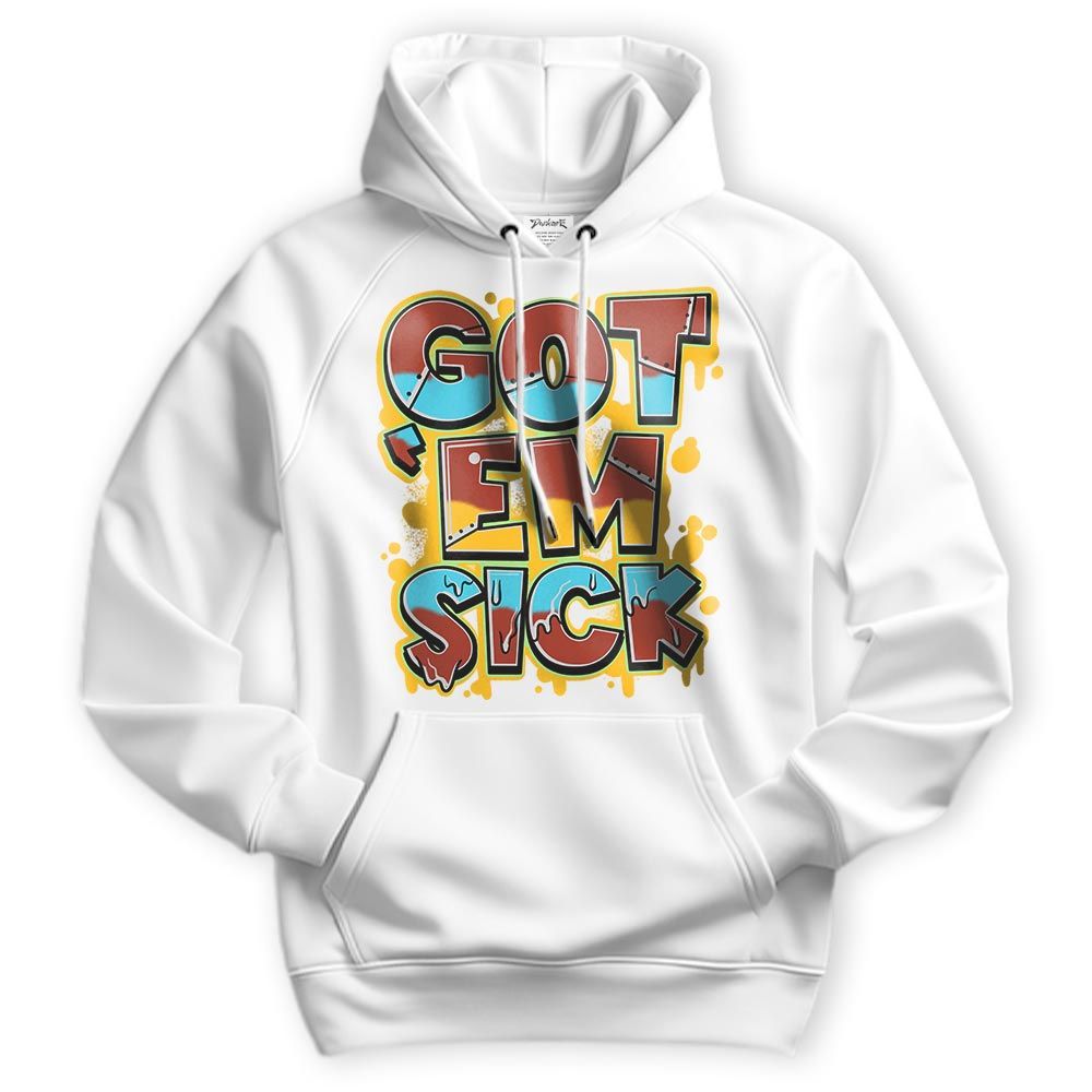 Sweatshirt To Match SB Dunk Di'Orr Greenwood Hoodie - Gotten 'Em Sick Graphic Hoodie Unisex