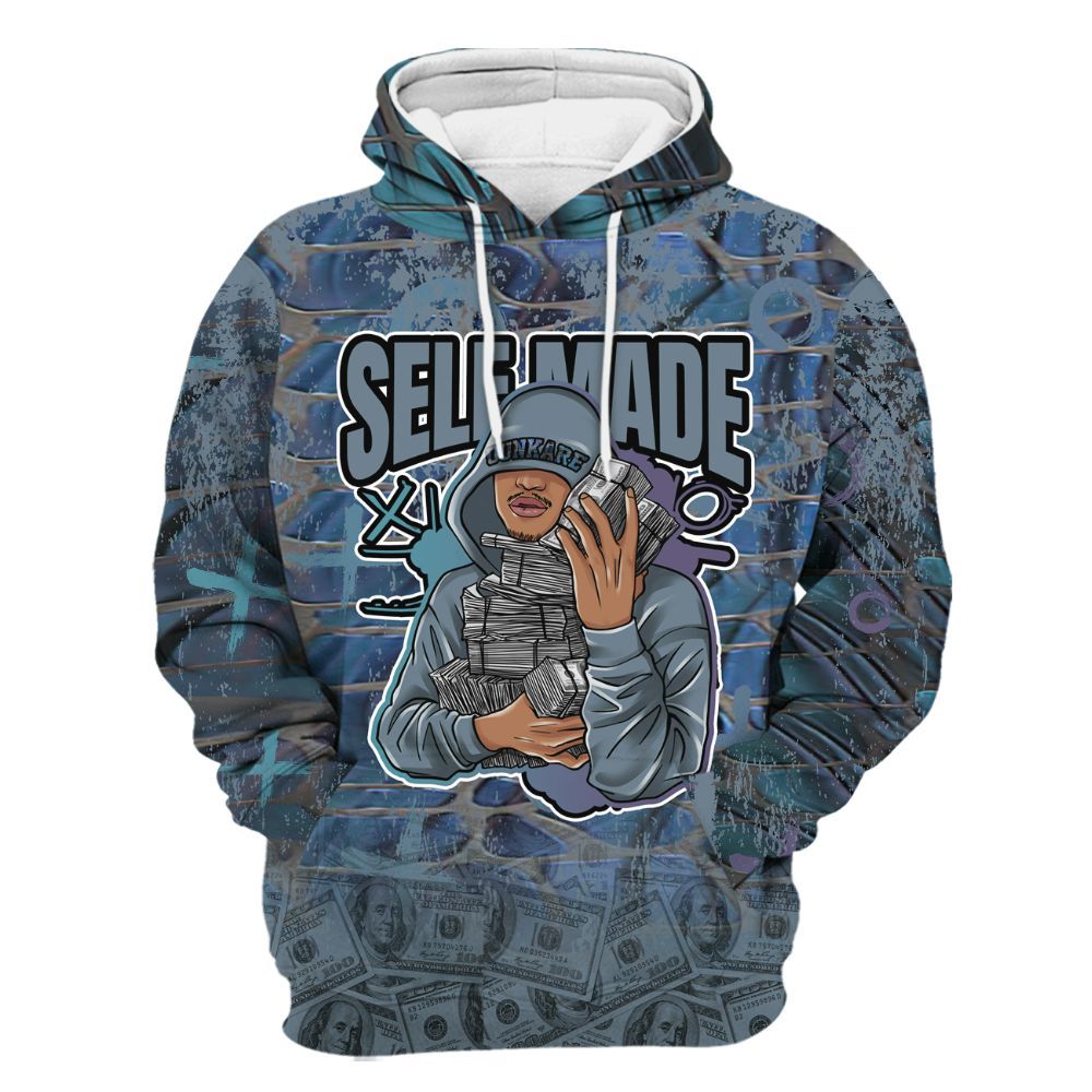 Hoodie To Match Air Foamposite Kazuya Mishima - Selfmade Unique Grunge All Over Print