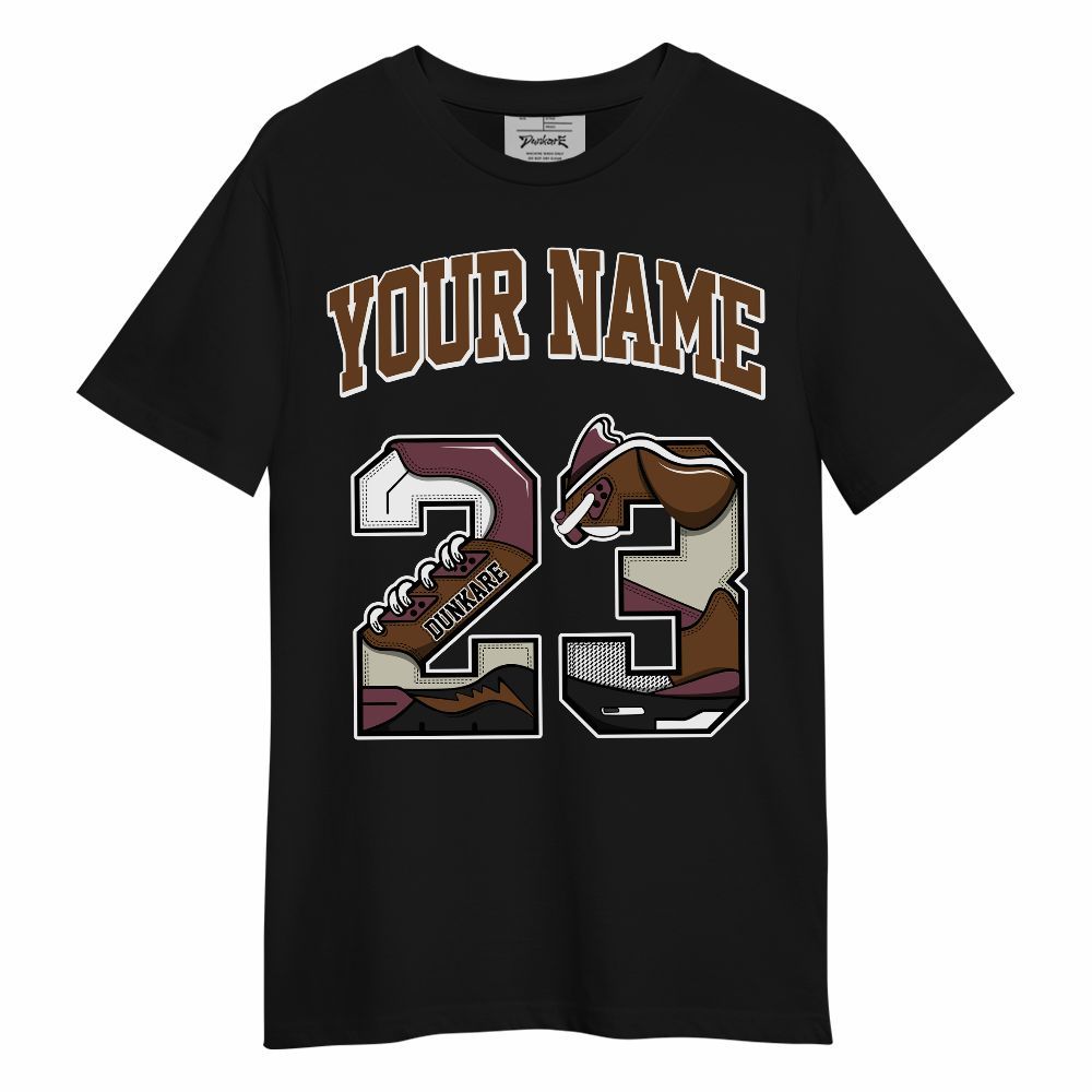 Shirt To Match Archaeo Brown 3s - Custom Name Number 23 5s Unisex Shirt