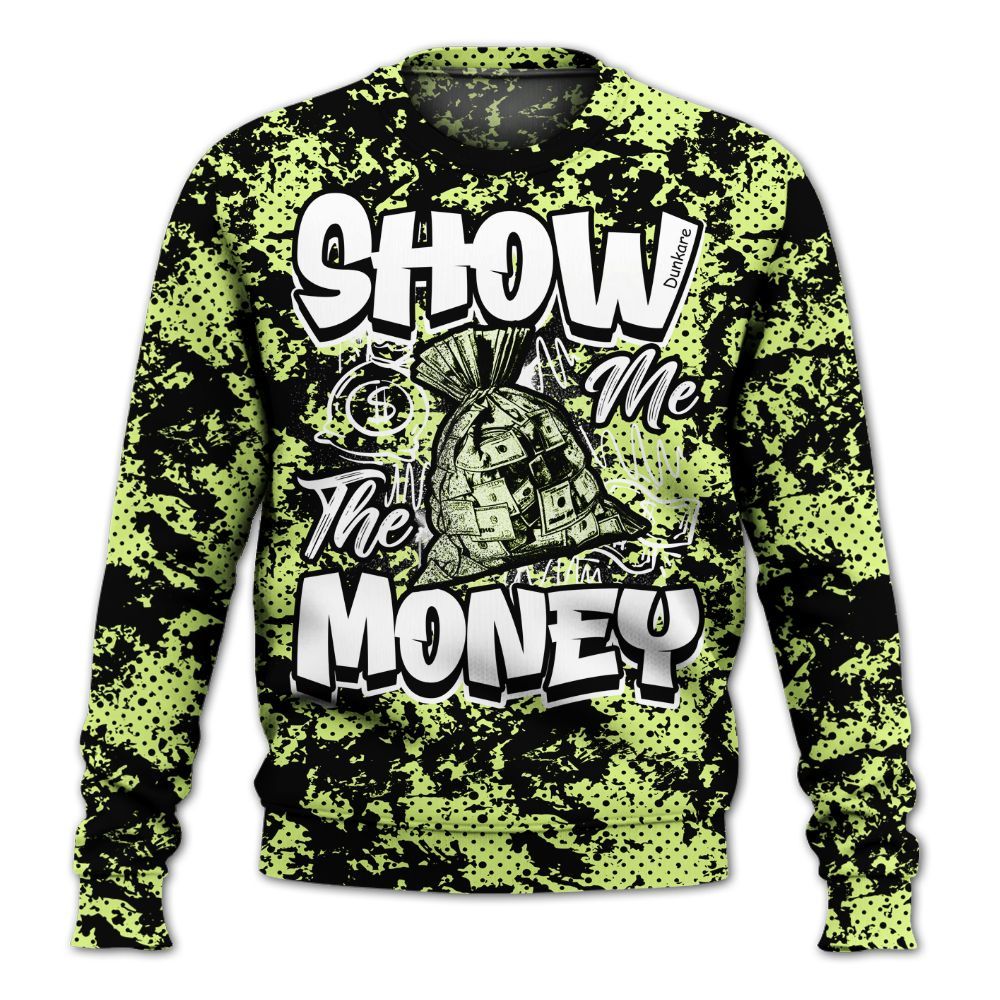 Sweatshirt To Match Air Max SNDR Volt - Show Me The Money Retro All Over Print