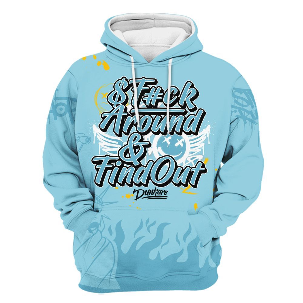 Hoodie To Match Dunk High Homer Simpson - Graphic Fck Around Find Out All Over Print