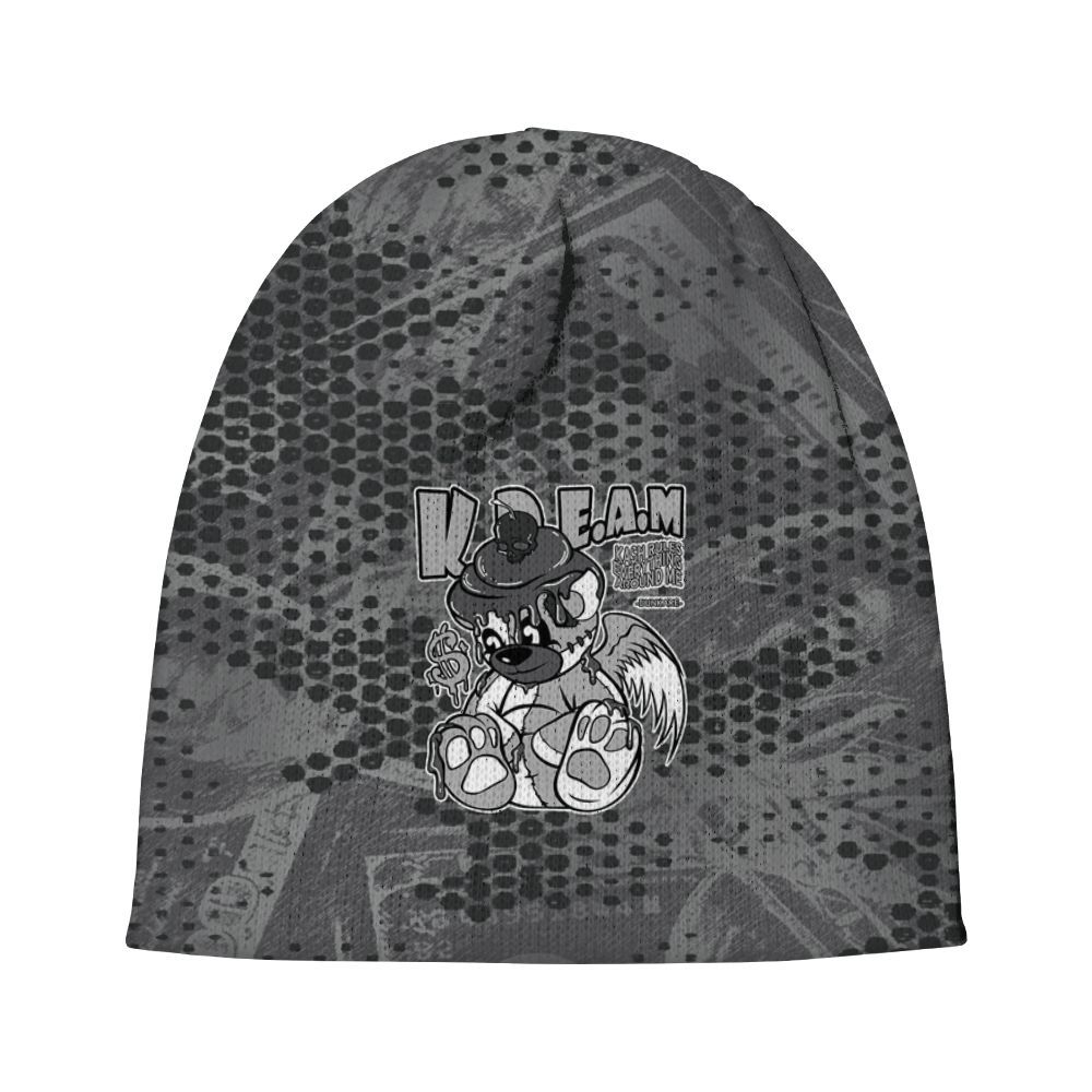 Beanie Hat To Match White Thunder 4s - Loot Bear Graphic