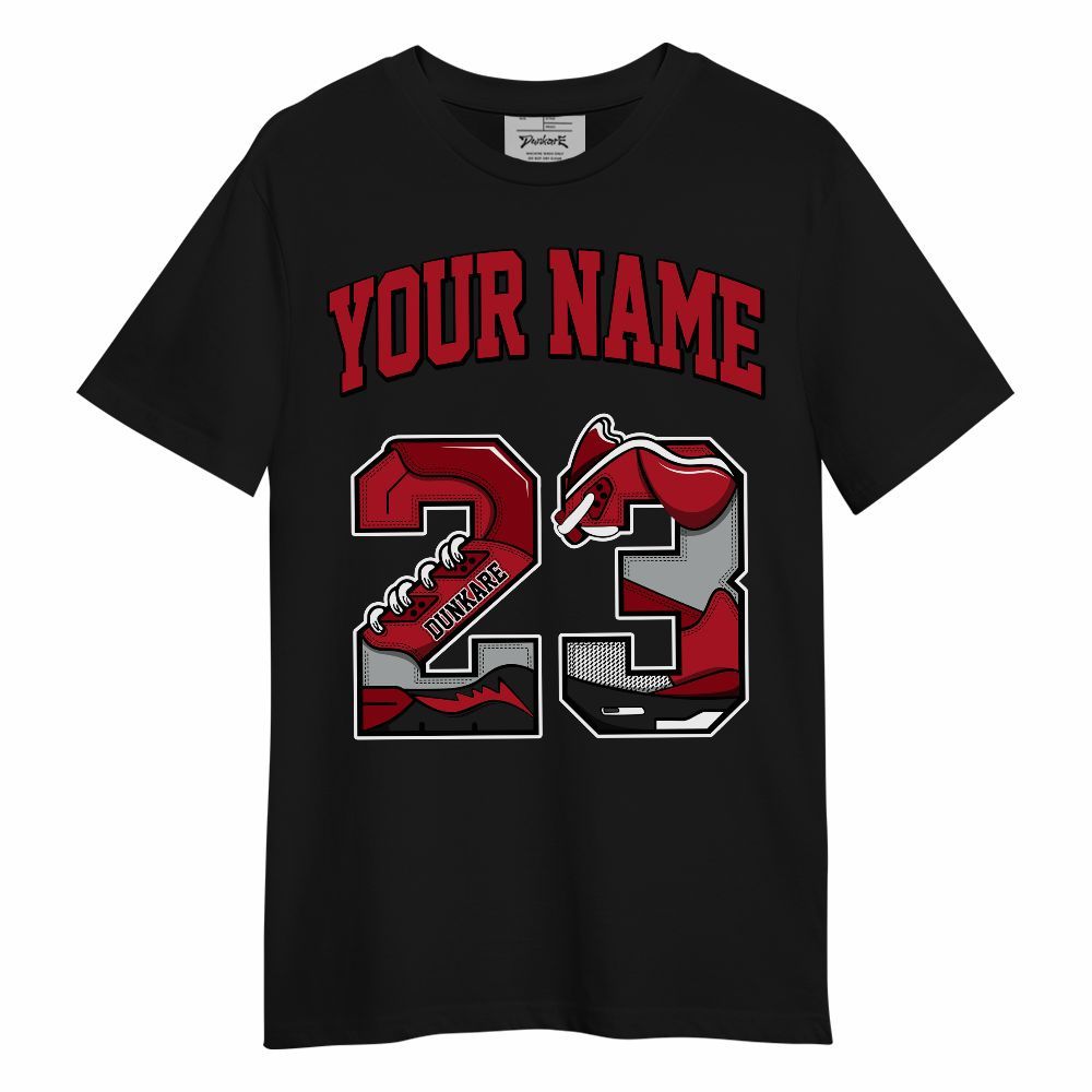 Shirt To Match Retro Raging Bull 5s - Custom Name Number 23 5s Unisex Shirt