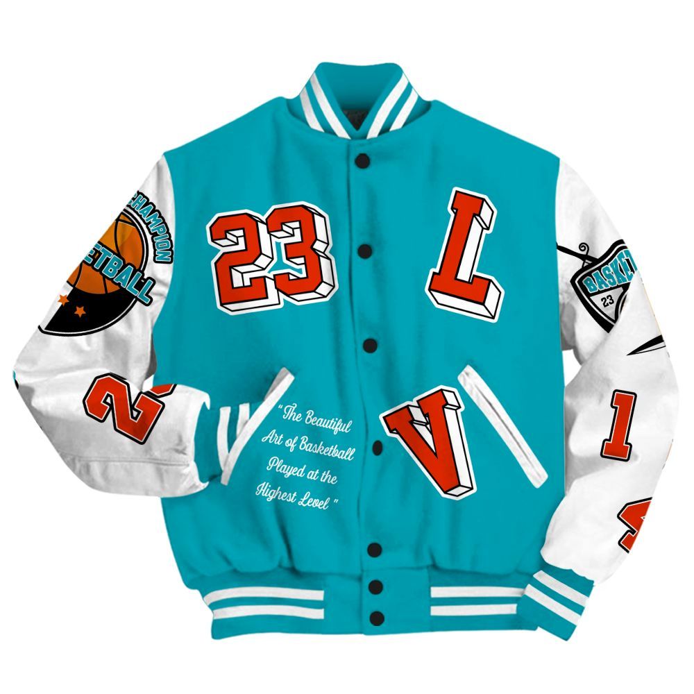 Varsity Jacket To Match Dunk Low KD 17 N7 - The GOAT Got Em Streetwear All Over Print