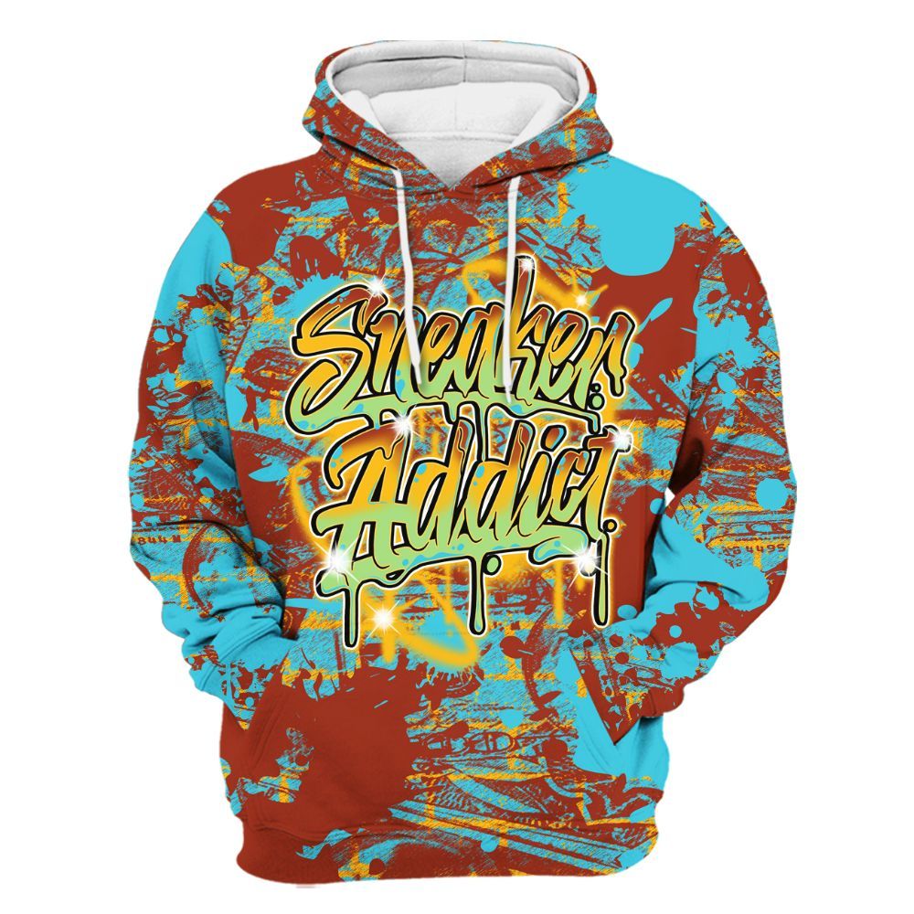 Hoodie To Match SB Dunk Di'Orr Greenwood - Addiction Sneakers Graphic Street Art All Over Print