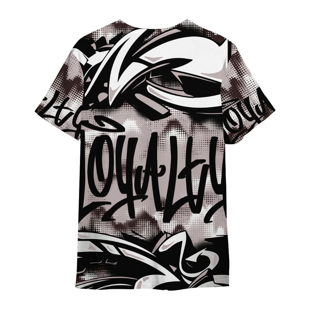 Shirt To Match AMM Air Smokey Mauve 6s - Loyalty Out Value Graffiti All Over Print