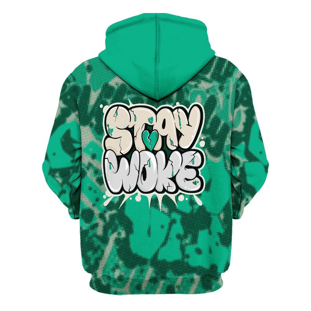 Hoodie To Match Oxidized Green 4s - Stay And Woken Street All Over Print
