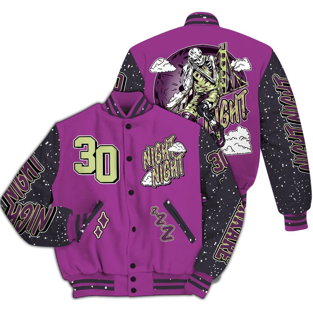 Varsity Jacket To Match Ja 2 Staregazer - Seeya Skeleton All Over Print