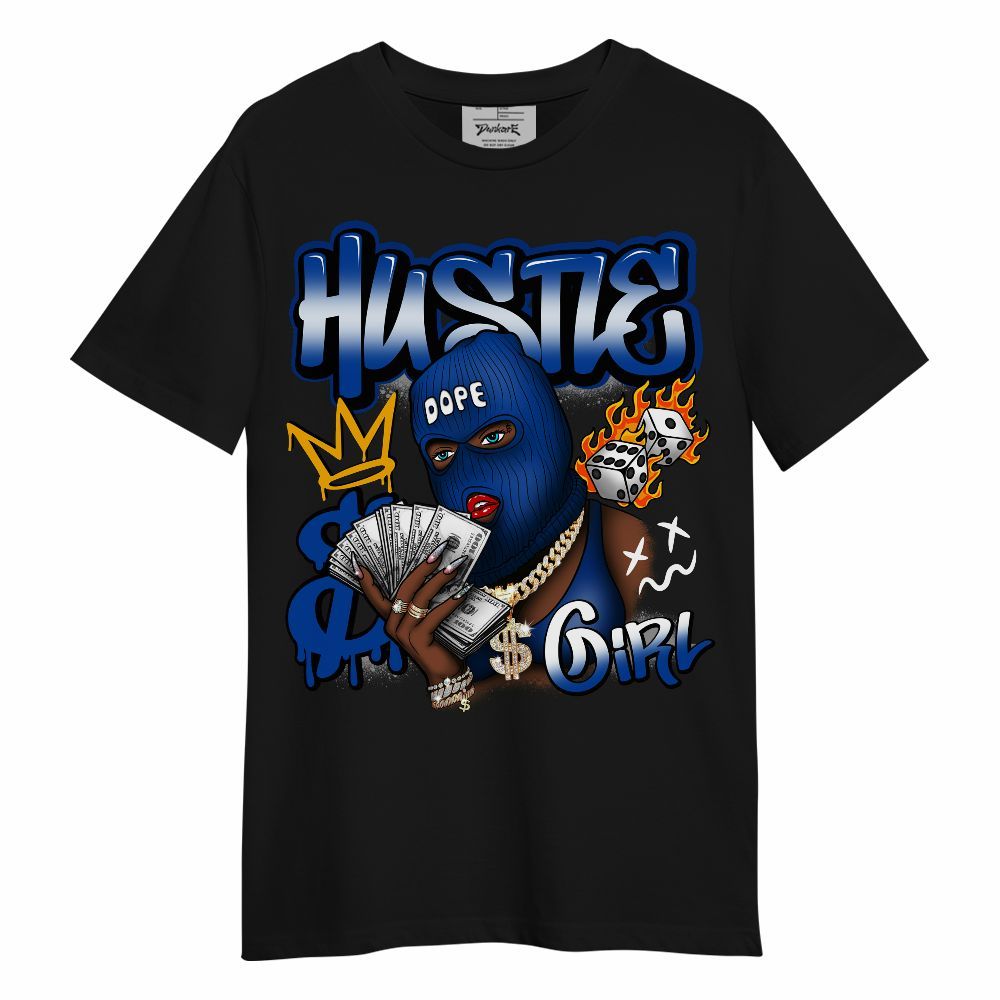 Shirt To Match Hyper Royal 12s - Money Hustles Girl Streetwear Unisex Shirt