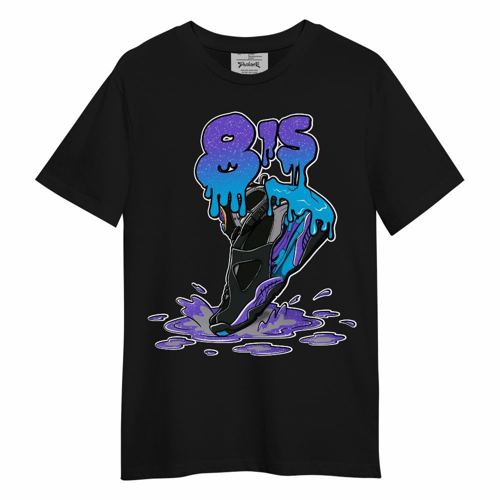 Shirt To Match Retro Aqua 8s - Sneaker Sludges Drip Graphic