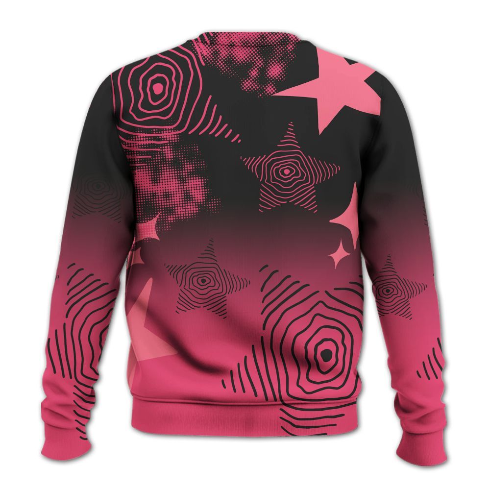 Sweatshirt To Match A'One Hyper Pink - Sneakerz Girlz Unique Starz All Over Print