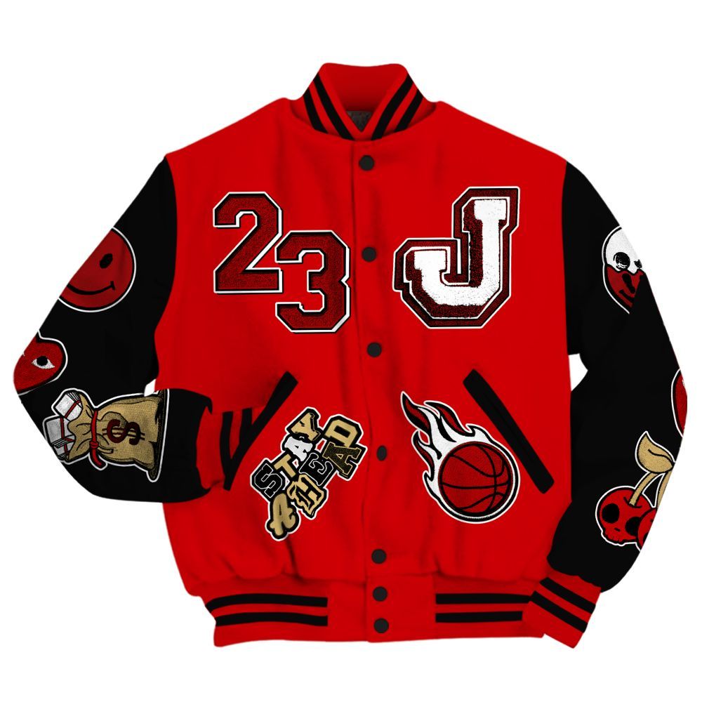 Varsity Jacket To Match Ja 2 Halloween - Hustles Money Number 23 All Over Print