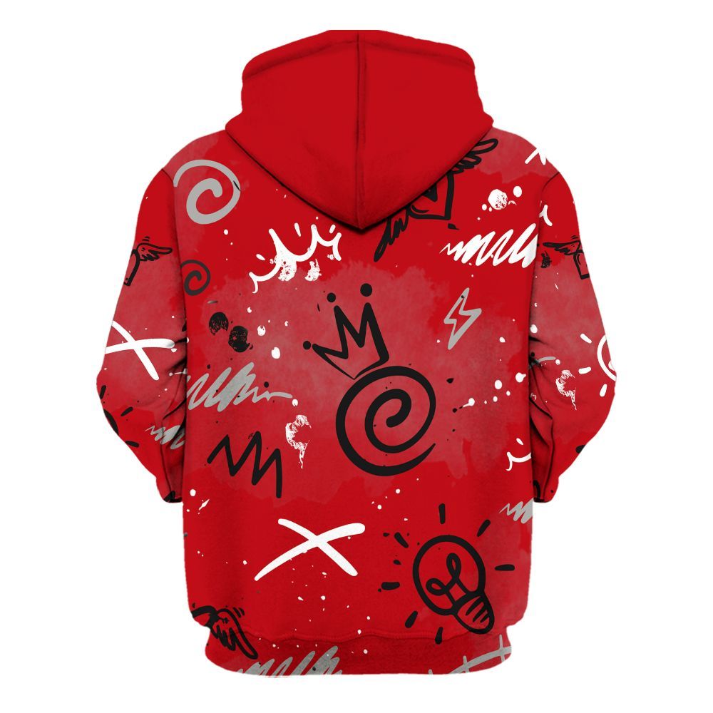 Hoodie To Match Air Griffey Max Gray Reds 1s - Drip Been Di2ferent All Over Print