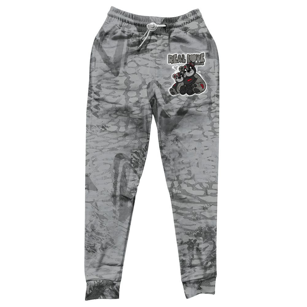 Sweatpant To Match Black Cement 3s - Sincere Fondness Bear All Over Print