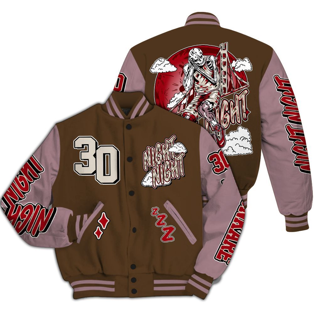 Varsity Jacket To Match Dunk Low Swoosh Serves - Seeya Skeleton All Over Print