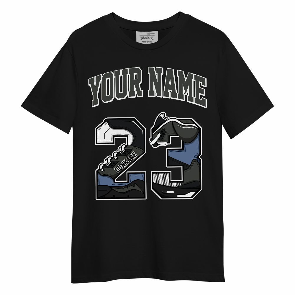 Shirt To Match Mid Space Jam 1s - Custom Name Number 23 5s Unisex Shirt