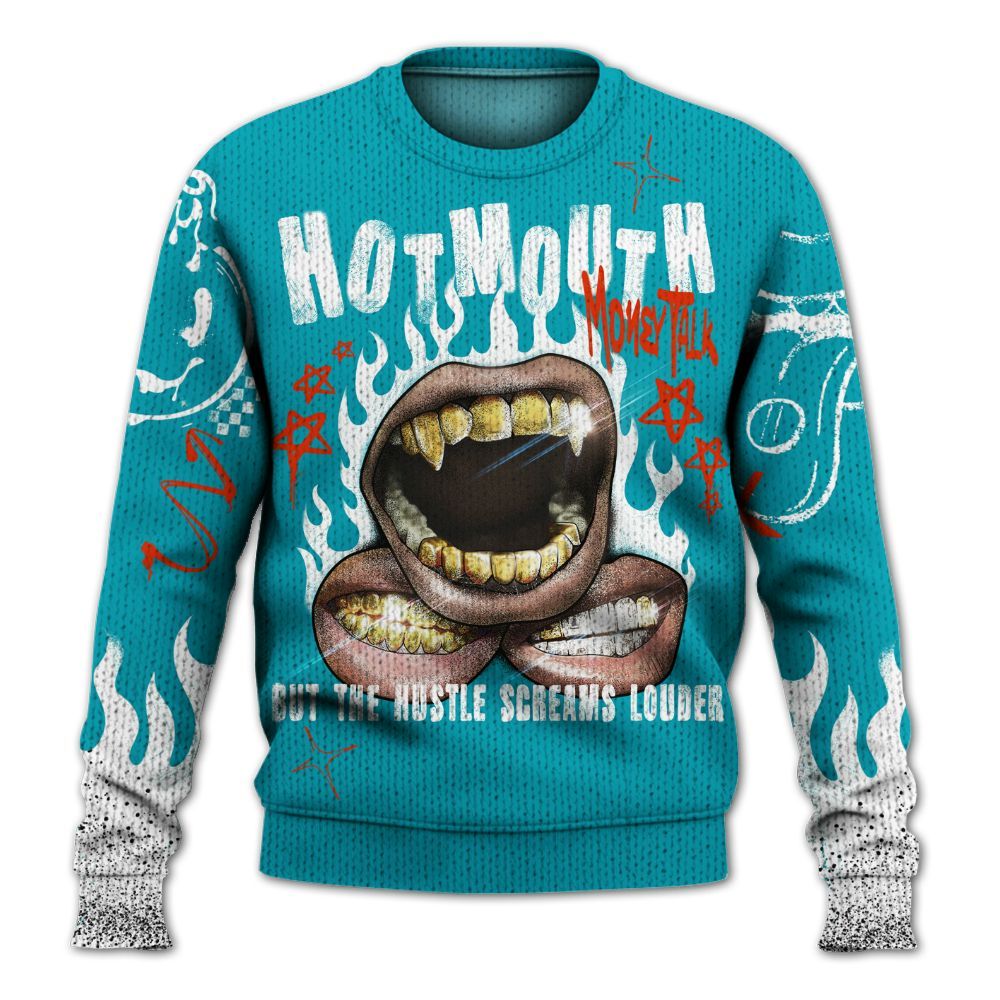 Knitted Sweater To Match Dunk Low KD 17 N7 - Mouth Burning Street Style
