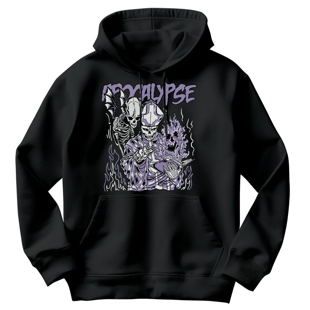 Sweatshirt To Match Low Pure Violet 11s - Apocalypse Skeleton Graphic