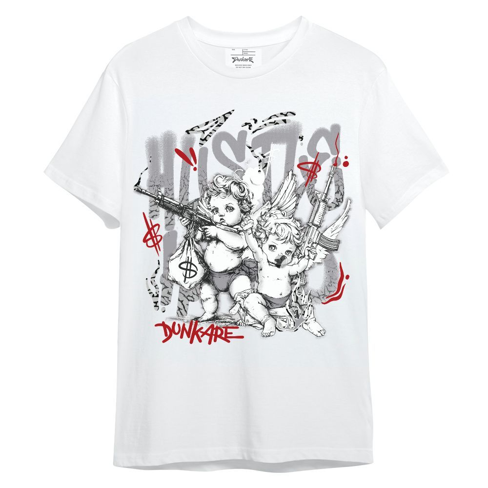 Shirt To Match Cement Grey 3s - Hustle Hard Angel Unisex Shirt
