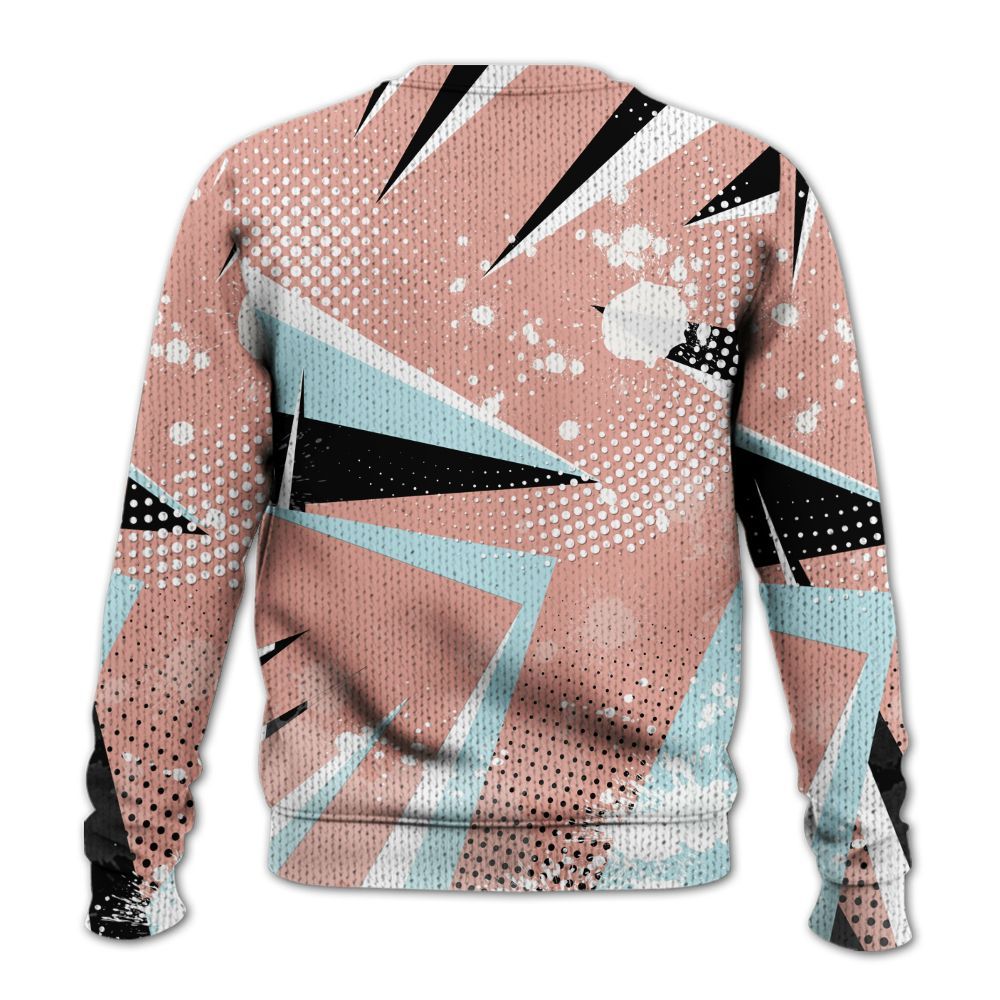 Knitted Sweater To Match Dunk Low Glacier Arctic - Poly Trust No One Dripping