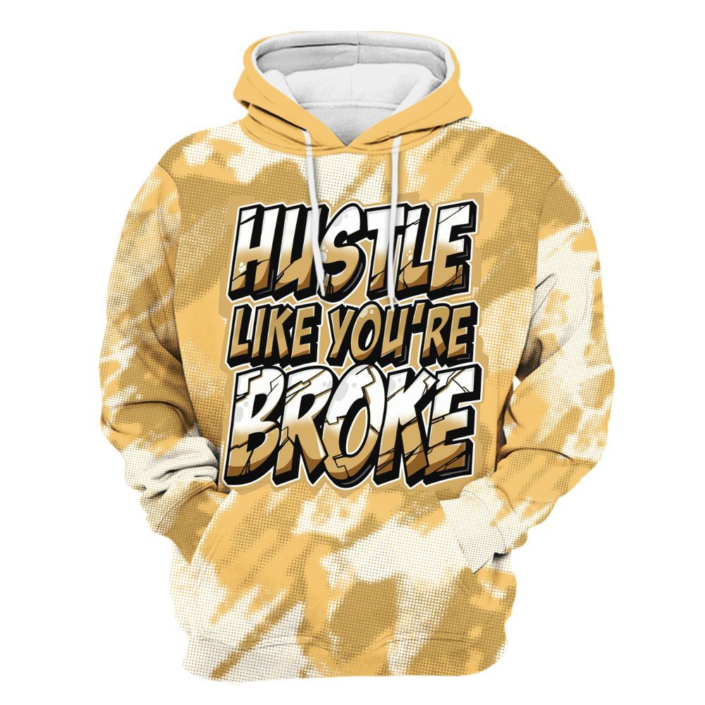 Hoodie To Match Craft Paris 6s - Hustles Like Broke Abstract All Over Print