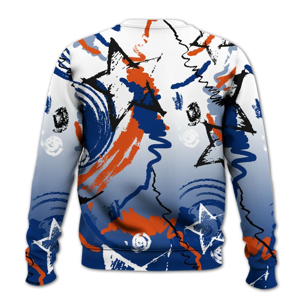 Sweatshirt To Match Mid Knicks 1s - Grind Shine Later Drip All Over Print