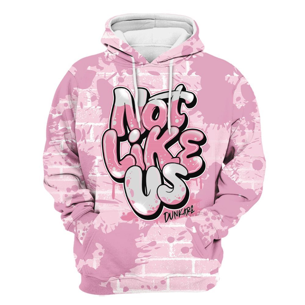 Hoodie To Match Orchid 4s - None Like Us Graphic Brick Art All Over Print
