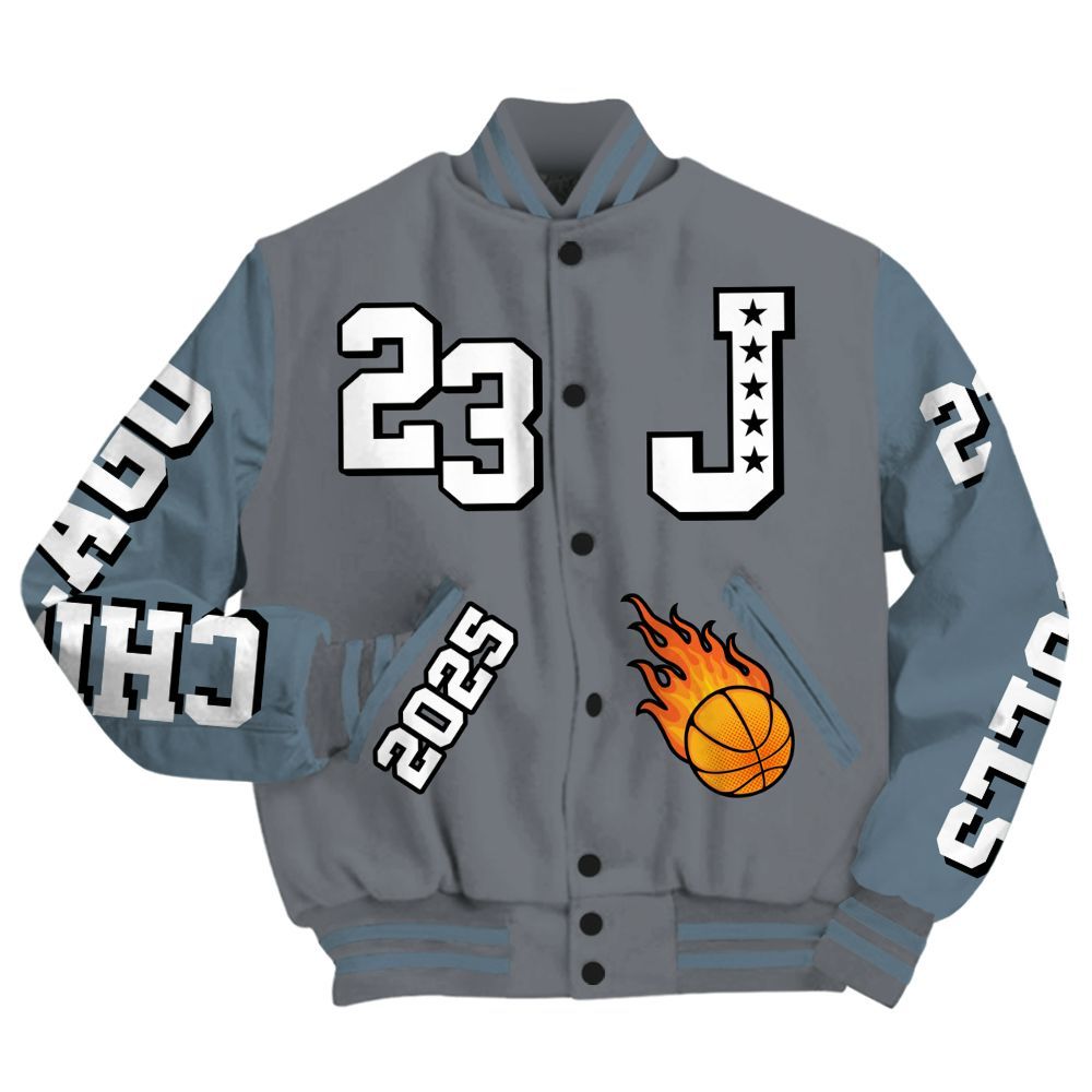 Varsity Jacket To Match Air Max DN Silver Bullet - Chicago 23 Basketball All Over Print