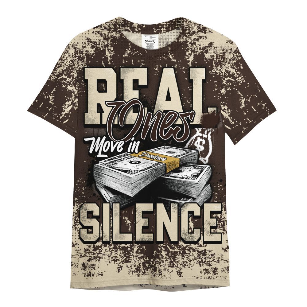Shirt To Match 2025 Retro Earth 5s - Move In Silence Money Street Retro All Over Print