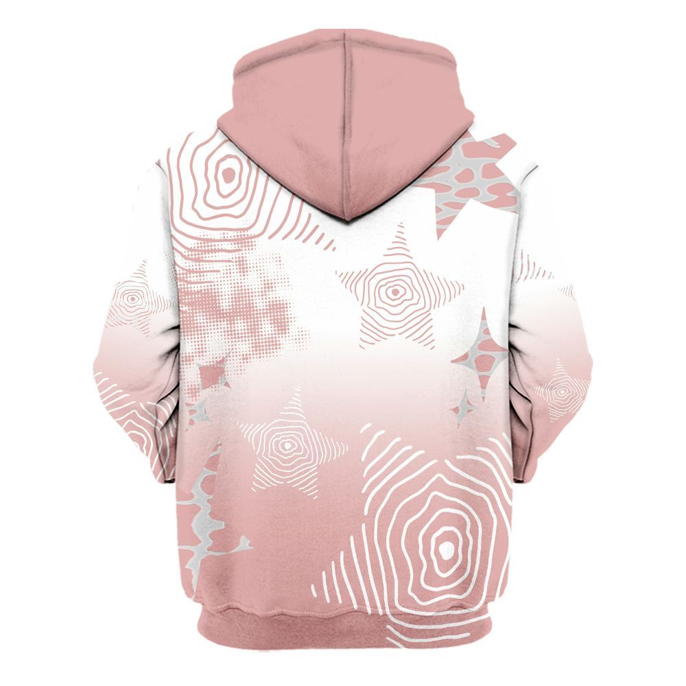 Hoodie To Match Red Stardust 3s - Sneakerz Girlz Unique Starz All Over Print