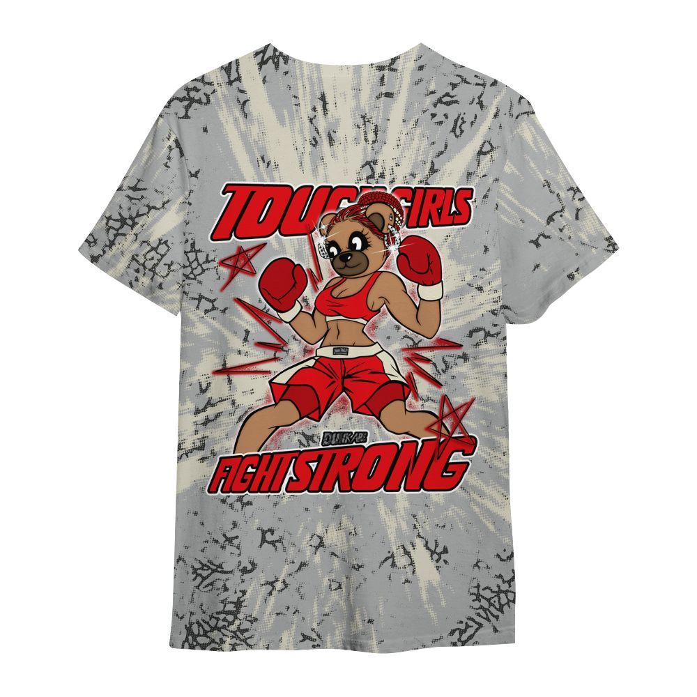 Shirt To Match Cement Grey 3s - Gritty Girls Bear Luxury All Over Print