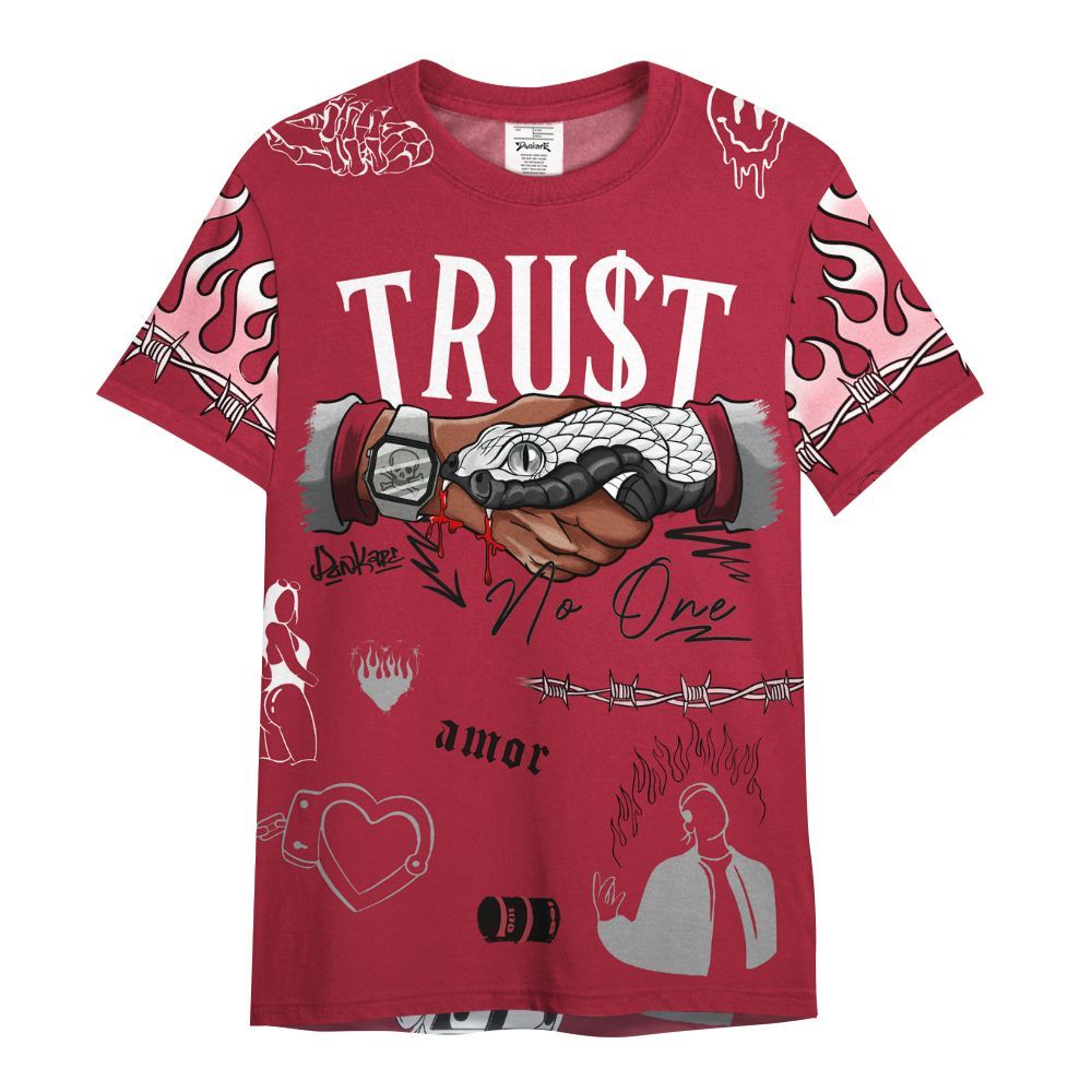 Shirt To Match High OG Chicago Shadow 1s - Snake Trust No One All Over Print