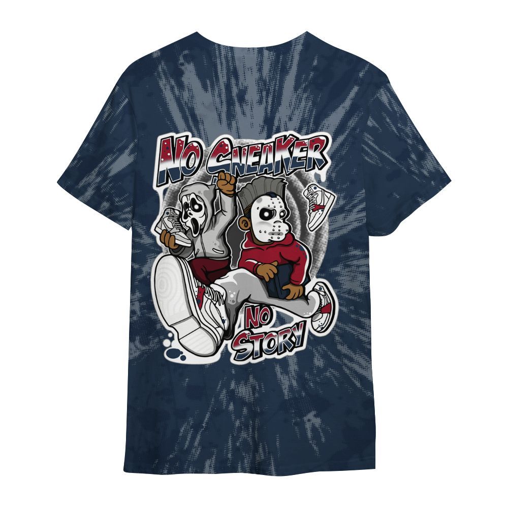 Shirt To Match White Midnight Navy 6s - Sneakers Make Story Graphic Luxury All Over Print