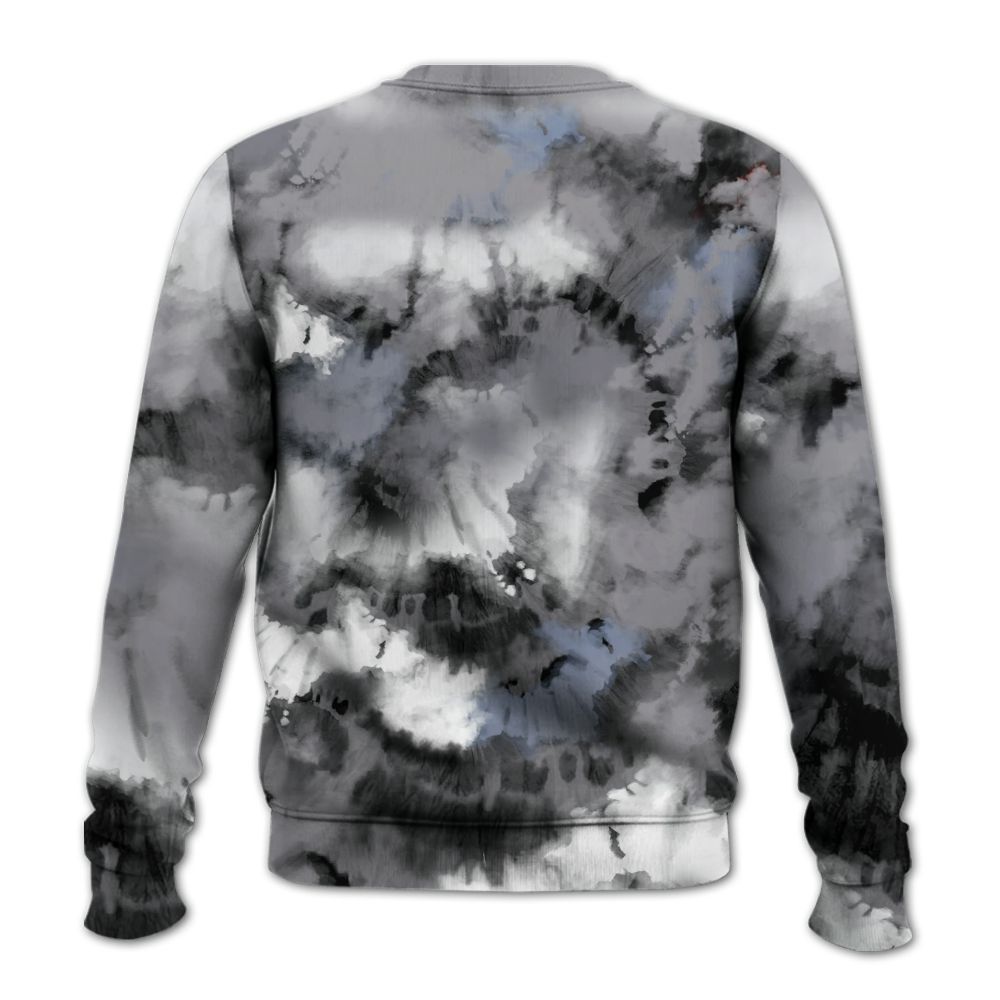 Sweatshirt To Match Low Cement Grey 11s - God Blessed Tie Dye All Over Print