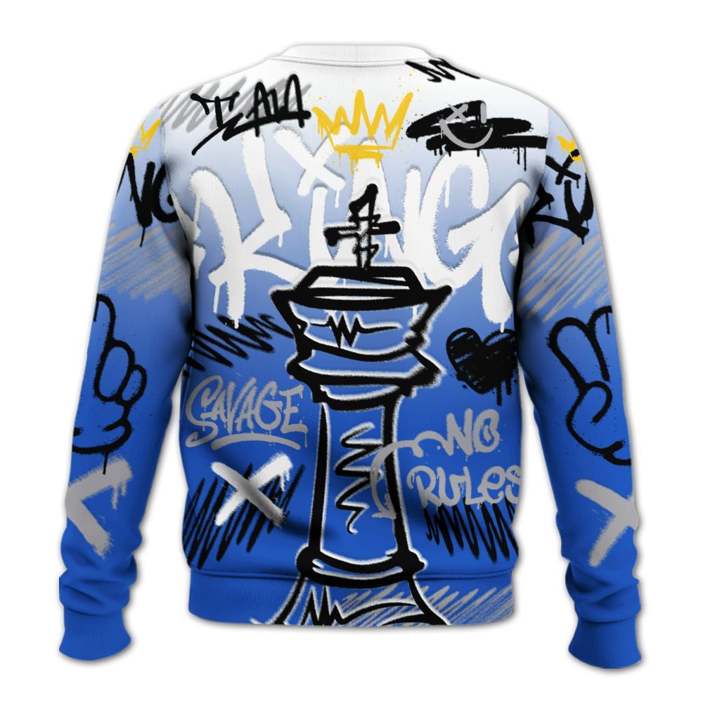 Sweatshirt To Match Retro Stealth 5s - Street King Chess Streetwear All Over Print