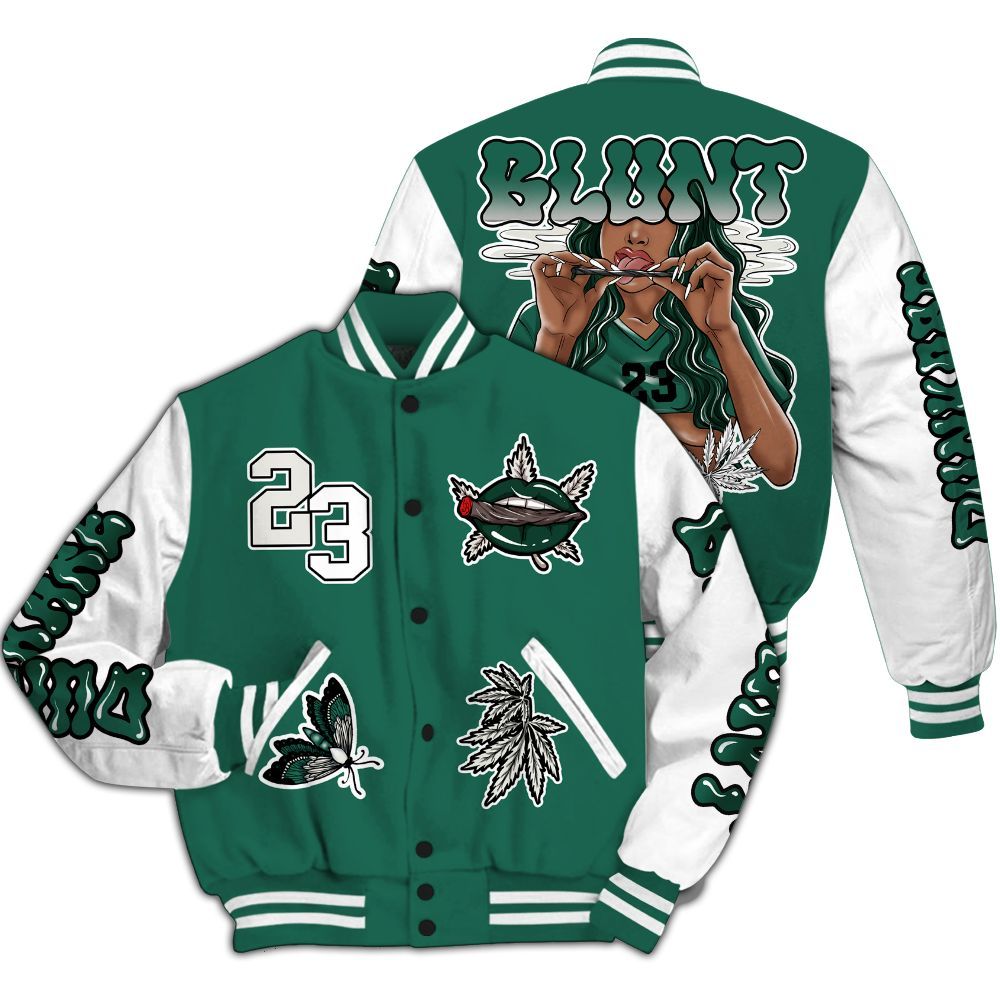 Varsity Jacket To Match Oxidized Green 4s - Bluntz Unique All Over Print
