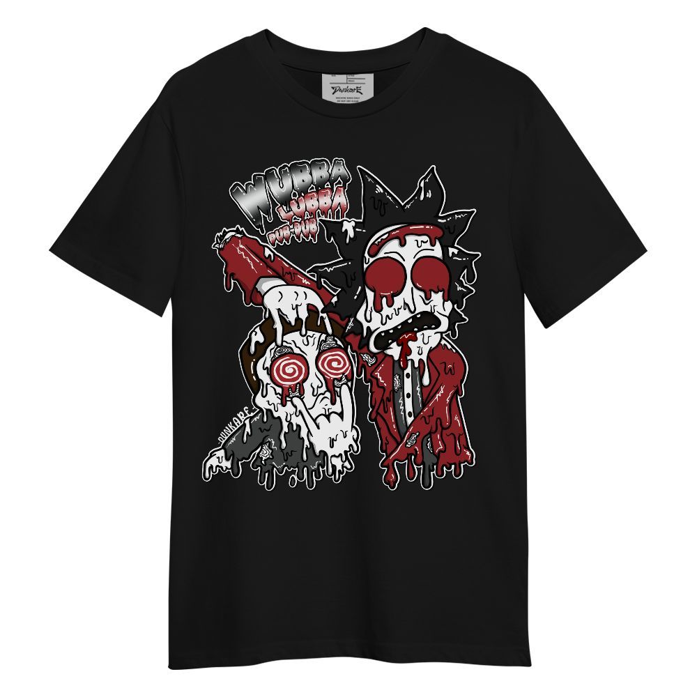 Shirt To Match Alternate Flu Game 12s - Wubba Rick Drip Graphic