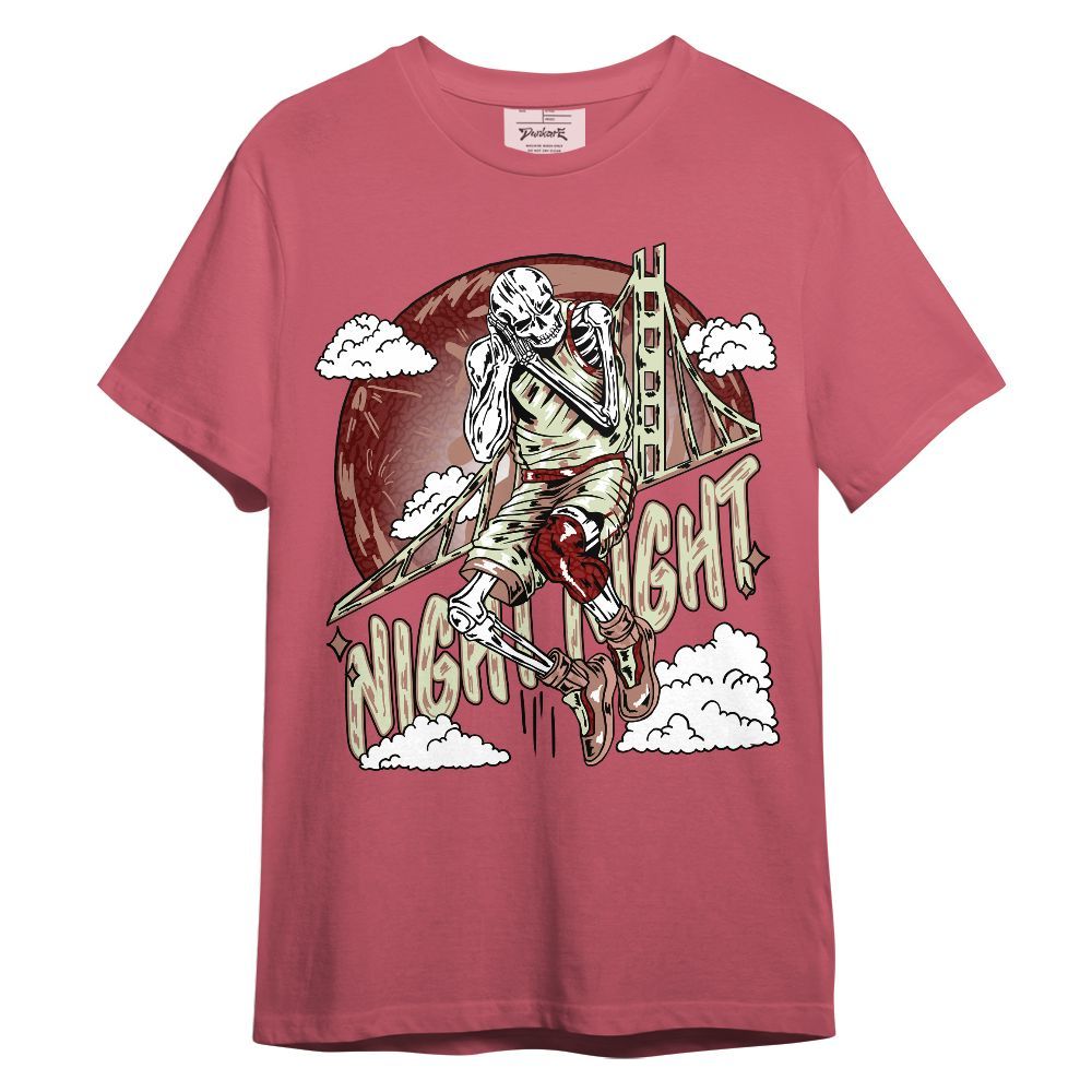 Shirt To Match Valentines Day 3s - Golden Night Skeleton Unisex Shirt