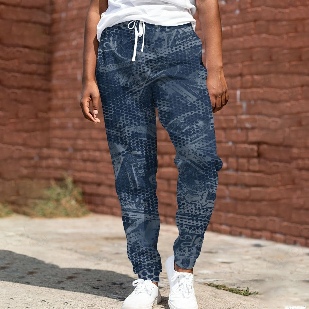 Sweatpant To Match Retro Olympic 6s - Banknotes Art Graphic All Over Print