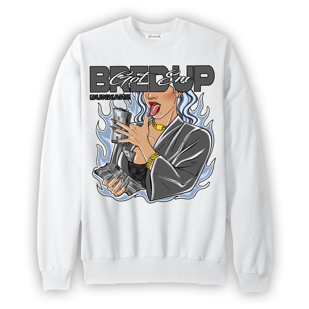 Sweatshirt To match Reverse Black White 6s Sweatshirt - Bred'up Unique Graphic