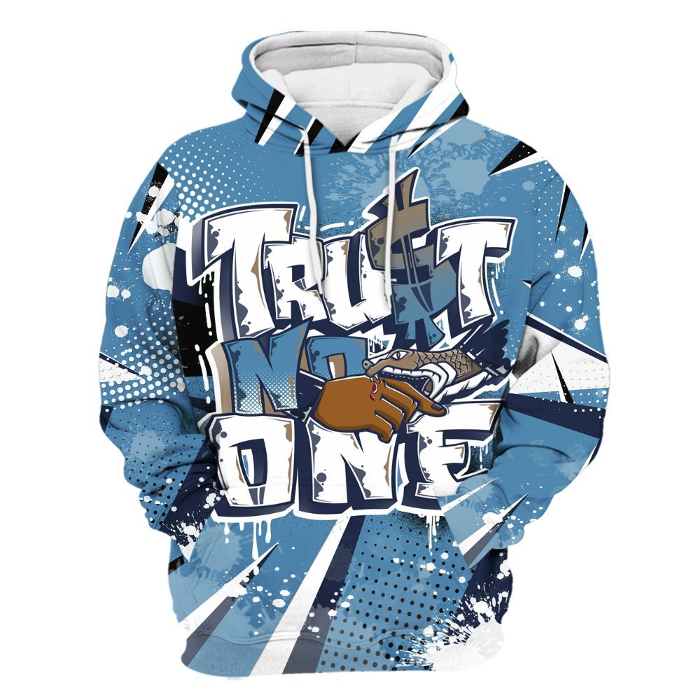 Hoodie To Match Air Force 1 Stash - Poly Trust No One Dripping All Over Print