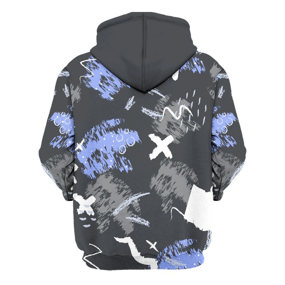 Hoodie To Match Retro Awake Racer Blue - Hustle Grind Pray All Over Print