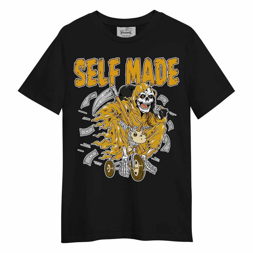 Shirt To Match Vivid Sulfur 4s - Self Make Skeleton Unisex Shirt