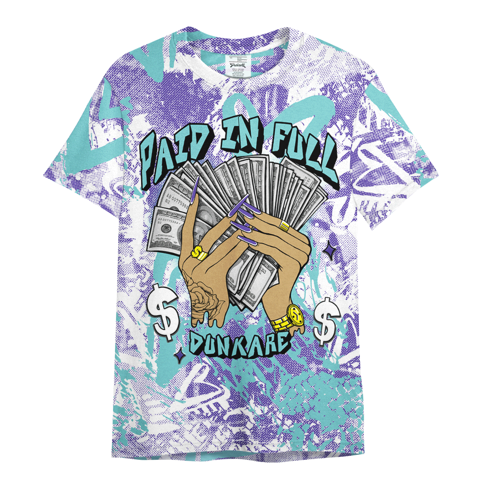 Shirt To Match Low Hornets 1s - Paid In Full Unique Heart Grunge Shirt Unisex